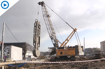 Rozpoczęła się budowa tunelu DTŚ. Byliśmy tam z kamerą (TV)