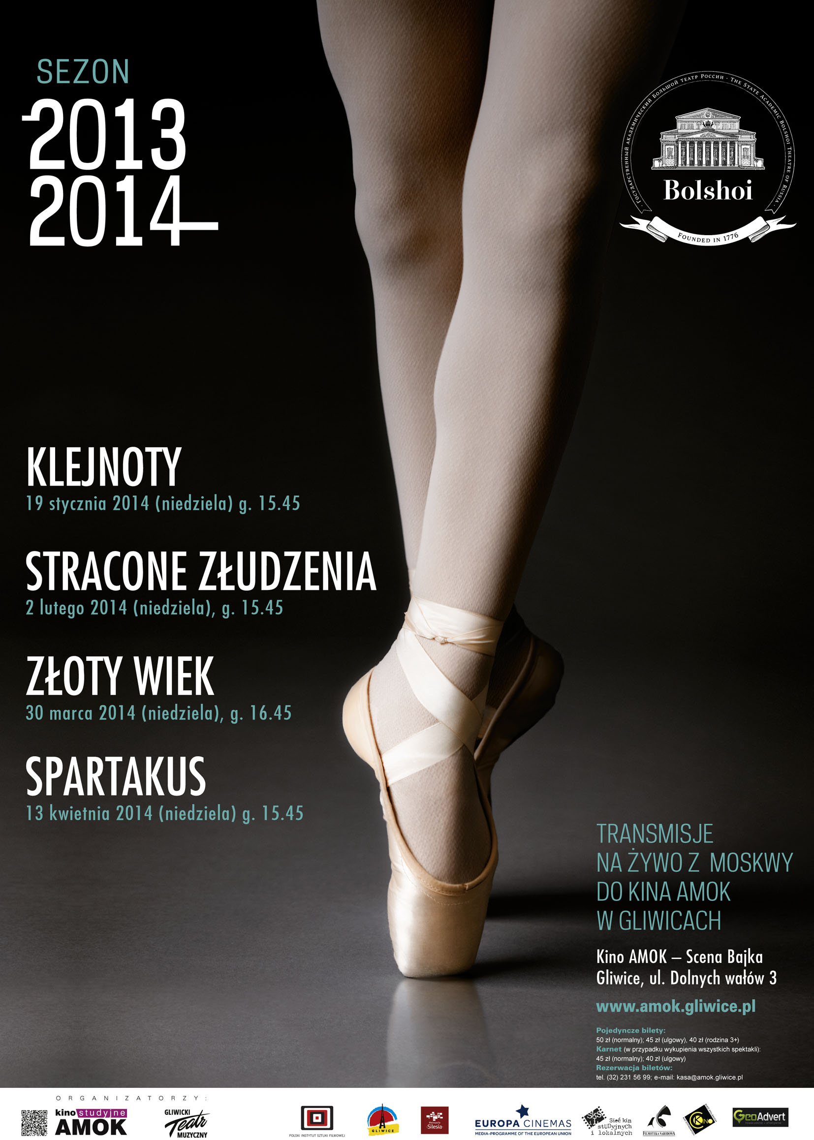 Bolszoj w Amoku bolshoi 2013 14 afisz