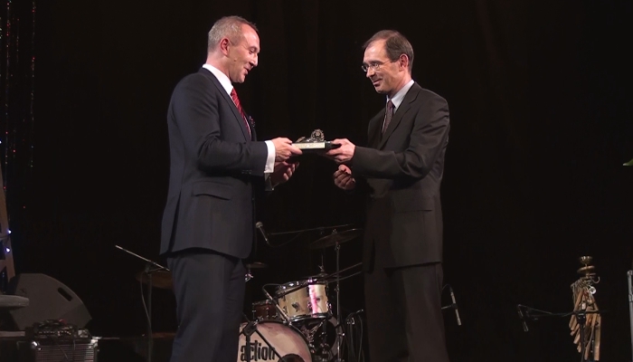 Uratował dużą firmę i miejsca pracy. Prezydent wręczył mu Gliwickiego Lwa (TV)