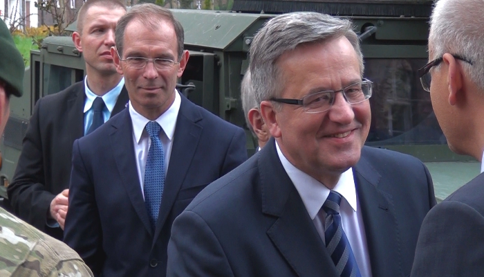 Prezydent Bronisław Komorowski w Gliwicach (TV)