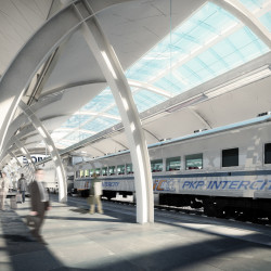 Przebudowa kompleksu dworca w Gliwicach peron