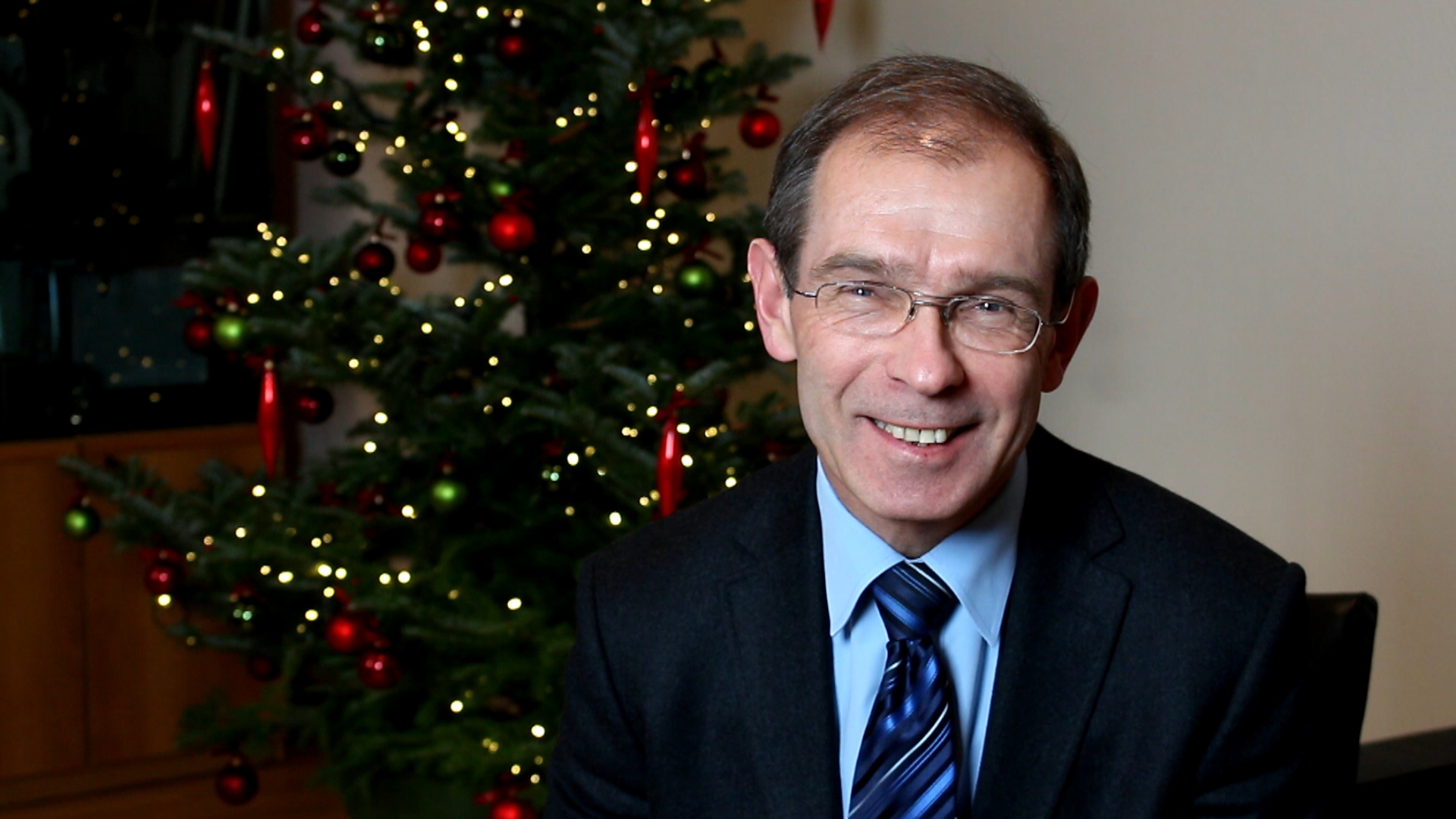 Zygmunt Frankiewicz składa gliwiczanom życzenia (TV)