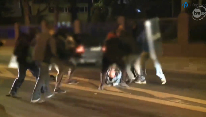 To nie była spokojna noc w Knurowie. Kolejne zamieszki (TV)
