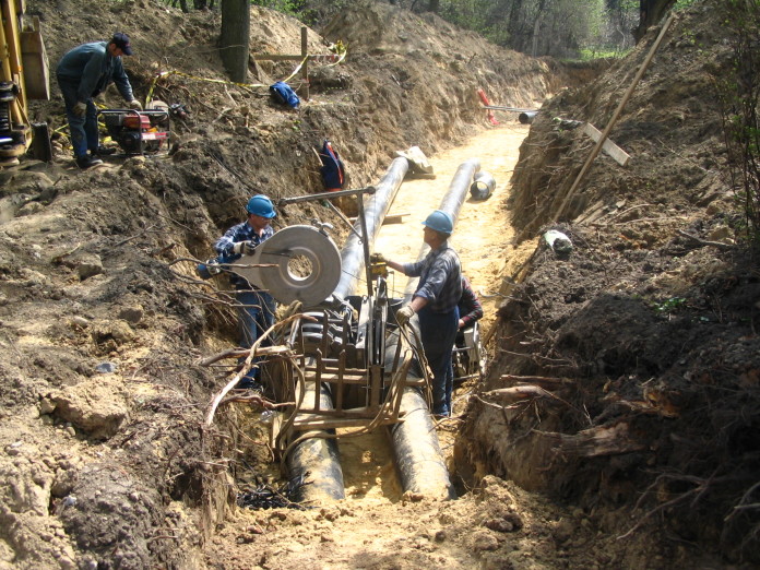 rurociag kanalizacja pwik