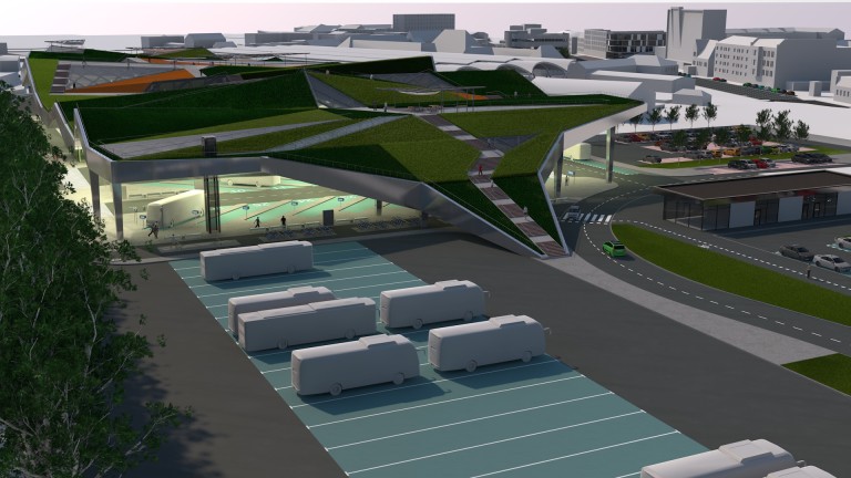 Tak może wyglądać nowe centrum Gliwic. Będzie węzeł przesiadkowy