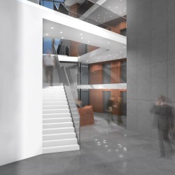 Widok z drzwi ewakuacyjnych