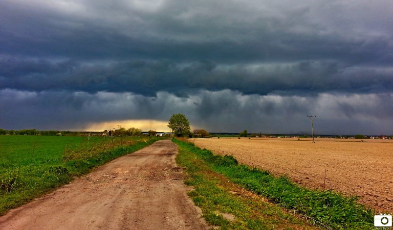 Gliwice przed deszczem