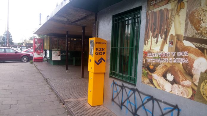 Biletomat na Ligocie Zabrskiej 2