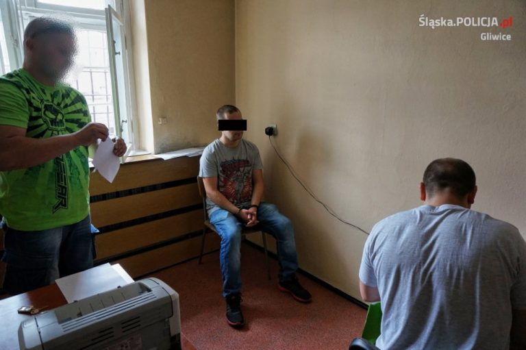 Diler z Gliwic w rękach policji