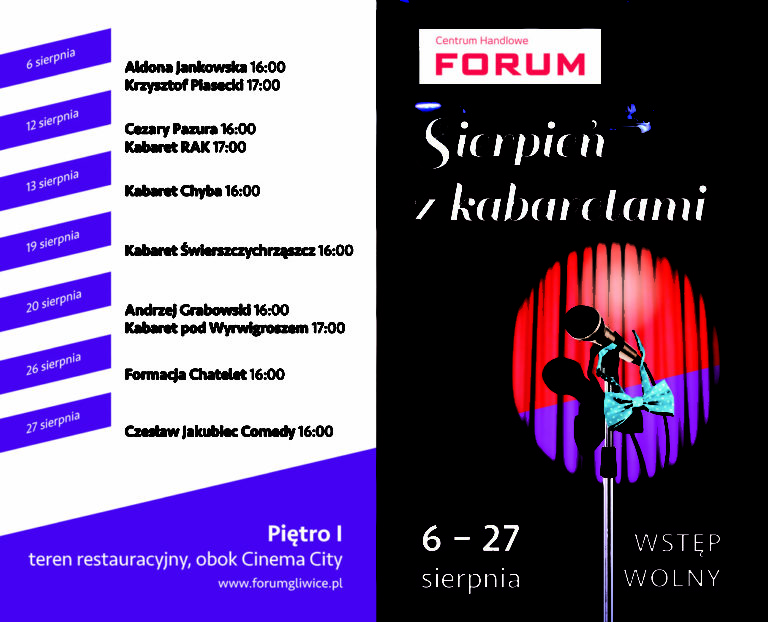 Kabarety w Forum. Na początek Aldona Jankowska i Krzysztof Piasecki