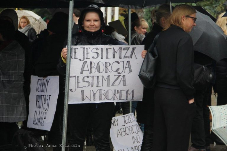Czarny protest w Gliwicach (zdjęcia)