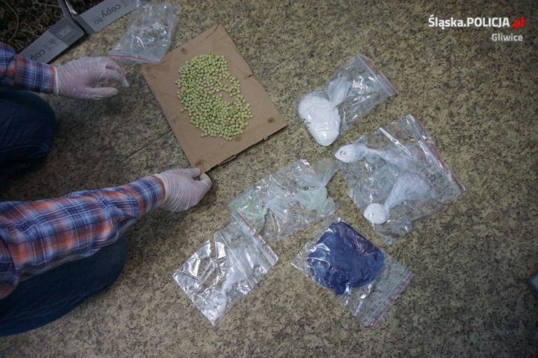 W tym miejscu dilerzy ukrywali narkotyki. Policja znalazła skrytkę