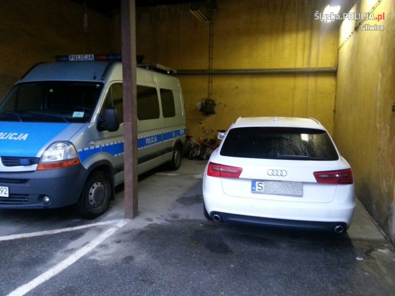 Policyjny pościg ulicami Gliwic. Zatrzymano złodzieja samochodów