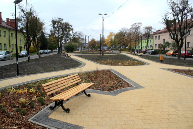 Kolejny piękny skwer w Gliwicach. MZUK zadbał o Trynek