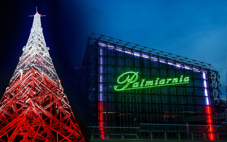 Radiostacja i Palmiarnia w biało-czerwonych barwach!