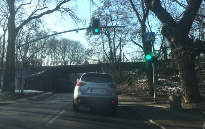 swiatla wiadukt labedy