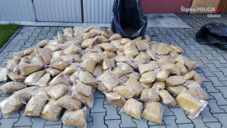 Gliwiczanin handlował nielegalnym tytoniem. Rano odwiedziła go policja