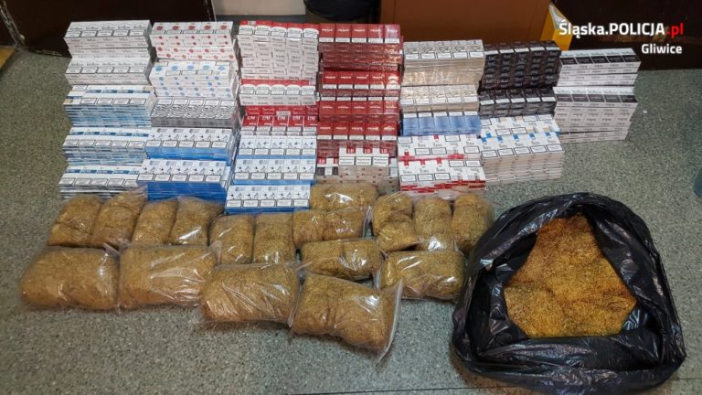 Akcja gliwickiej policji. Przejęto 40 tysięcy nielegalnych papierosów