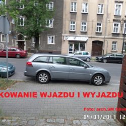 Blokowanie wjazdu i wyjazdu