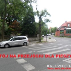Postj na przejciu dla pieszych 2