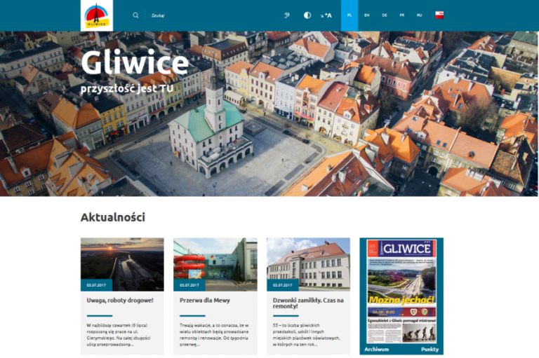 Miasto ma nową stronę internetową. To wersja testowa