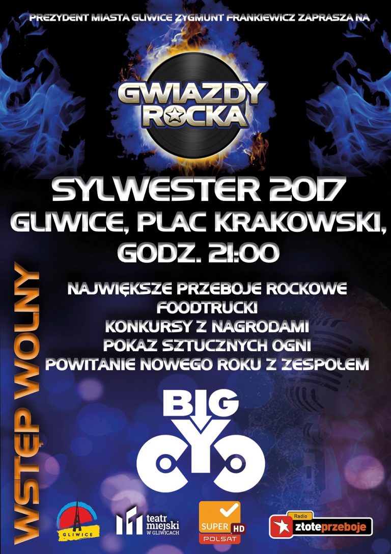 Jaki hit chcecie usłyszeć podczas sylwestra w Gliwicach? Wyślij tytuł