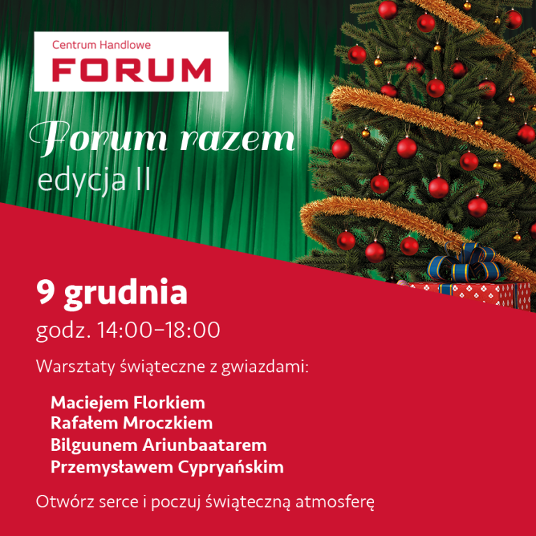 W Forum będą zbierać na wózek sportowy dla Kacpra. Pomogą znani artyści