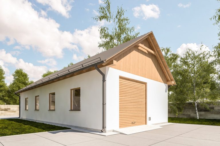 Projekty domów z garażem na wąską działkę