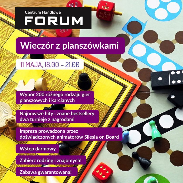 Wieczór z planszówkami. Forum zaprasza do gry!