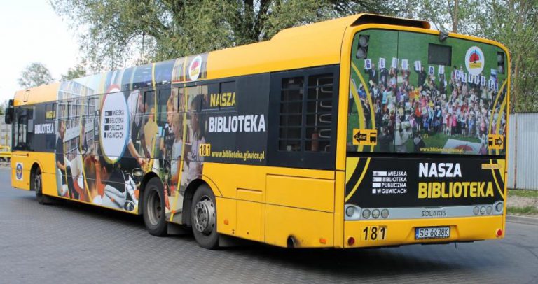 Biblioteka w… i na autobusie. Gliwice zachęcają do czytania