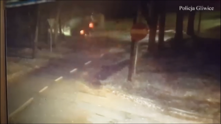 Wjechał w przystanek. Uciekli z miejsca zdarzenia