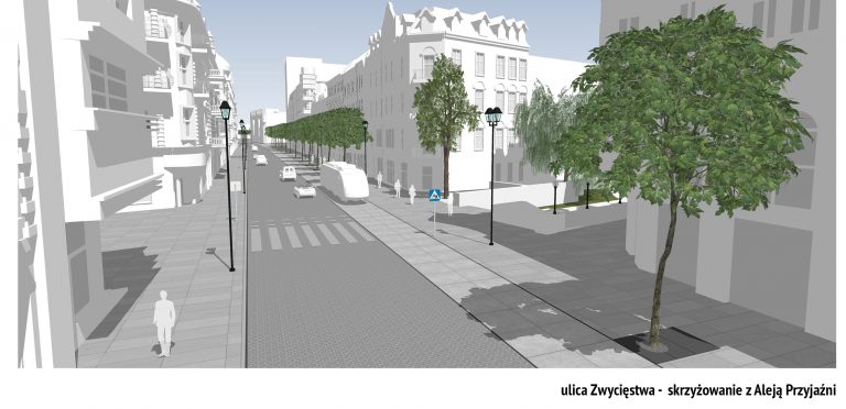 Ulica Zwycięstwa po przebudowie. Zobacz wizualizacje