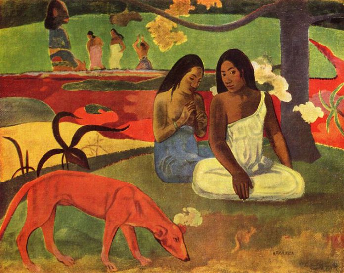Paul Gauguin Arerea Radość domena publiczna