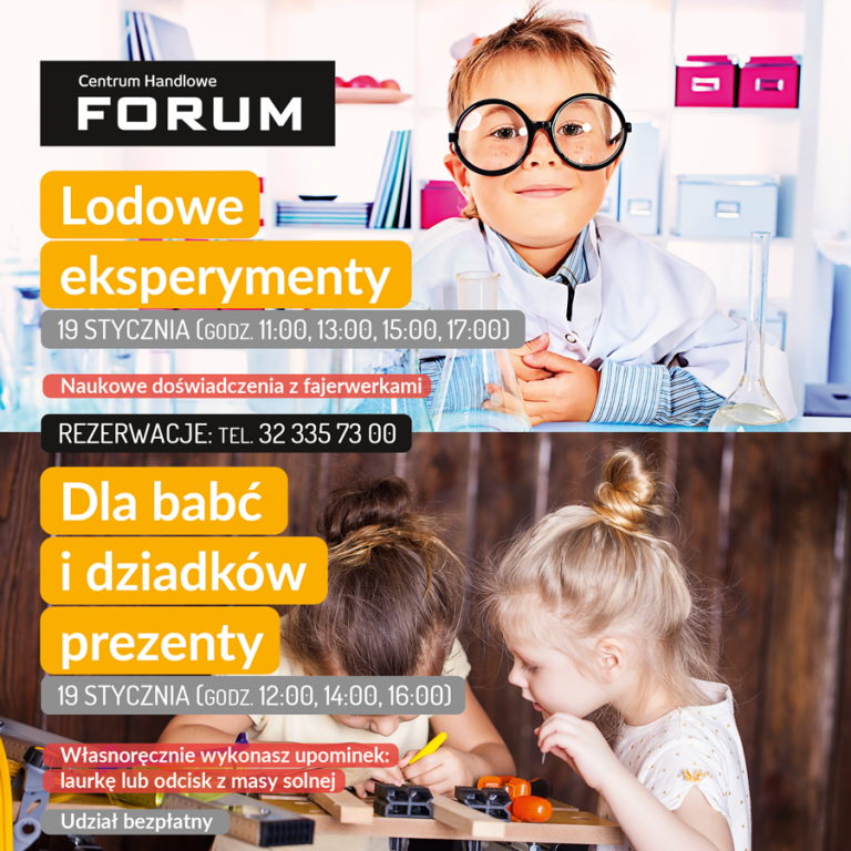 Lodowe eksperymenty i dla dziadków prezenty w Forum