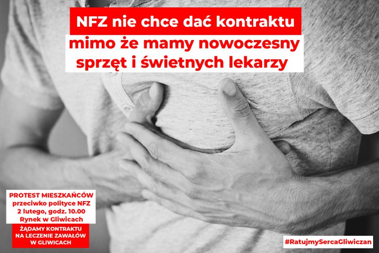 Protest mieszkańców Gliwic. Czy radni powalczą o kontrakt wspólnie z gliwiczanami?