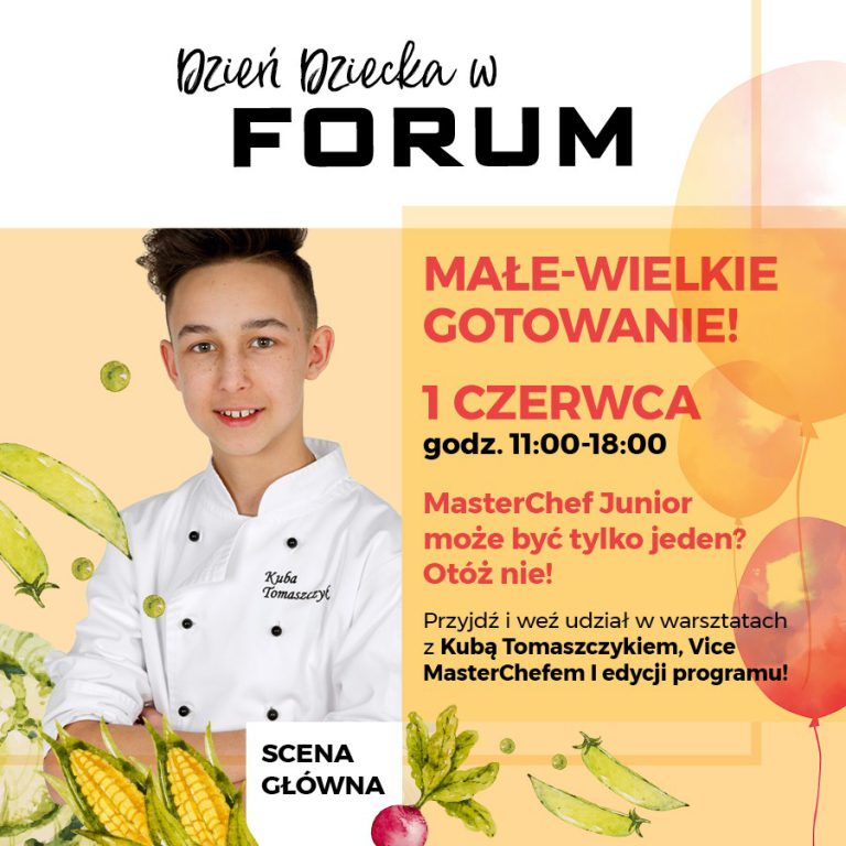 Vice-Master Chef Junior w Forum Gliwice z okazji Dnia Dziecka