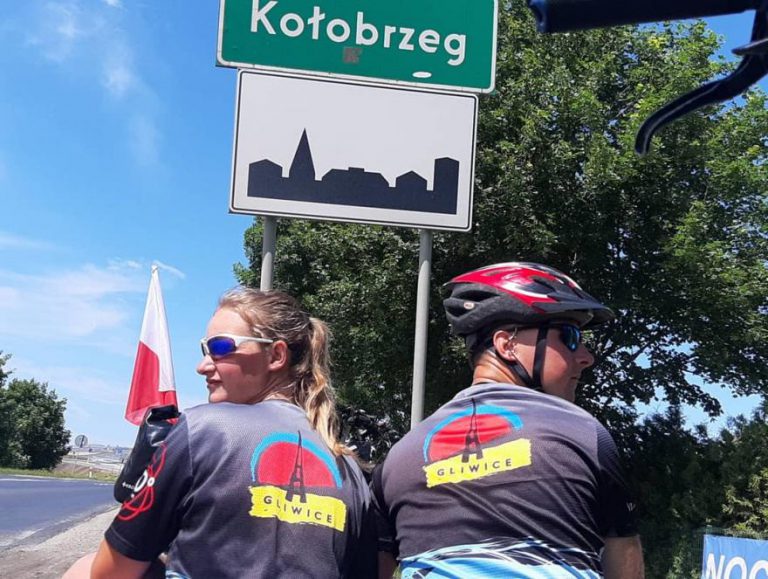 Na rowerach z Gliwic nad morze. Wiola i Daniel dali radę
