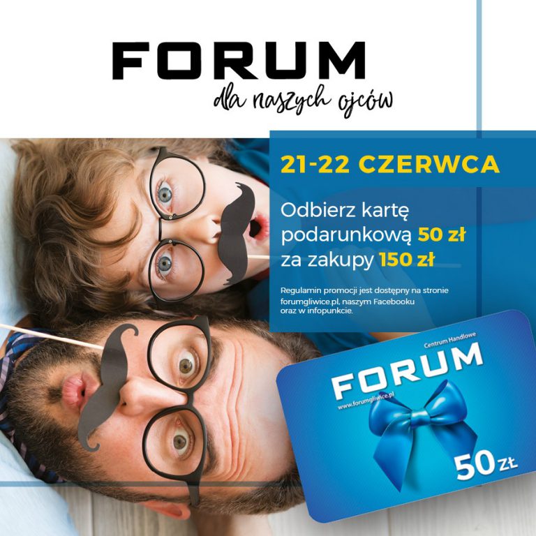 Sport, taniec i 600 kart podarunkowych na Dzień Ojca w Forum