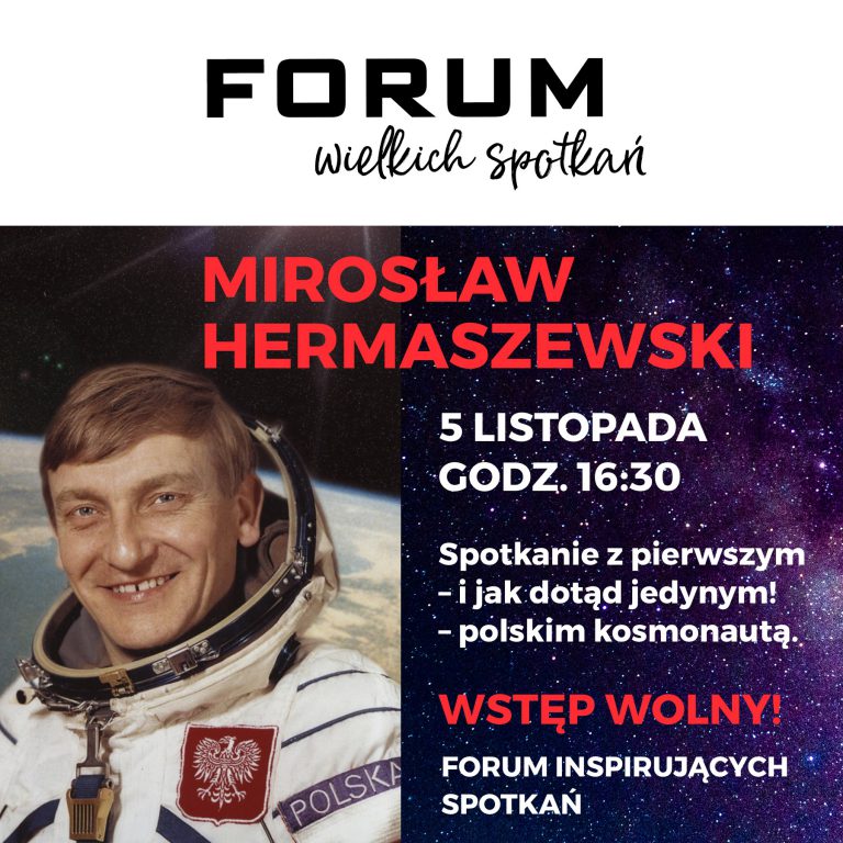 Mirosław Hermaszewski w Gliwicach. Spotkaj się ze słynnym kosmonautą