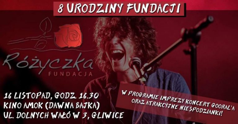 8. urodziny fundacji Różyczka. To wspaniała organizacja pomagająca ludziom