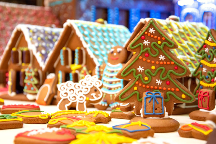 Zima w mieście z piernika