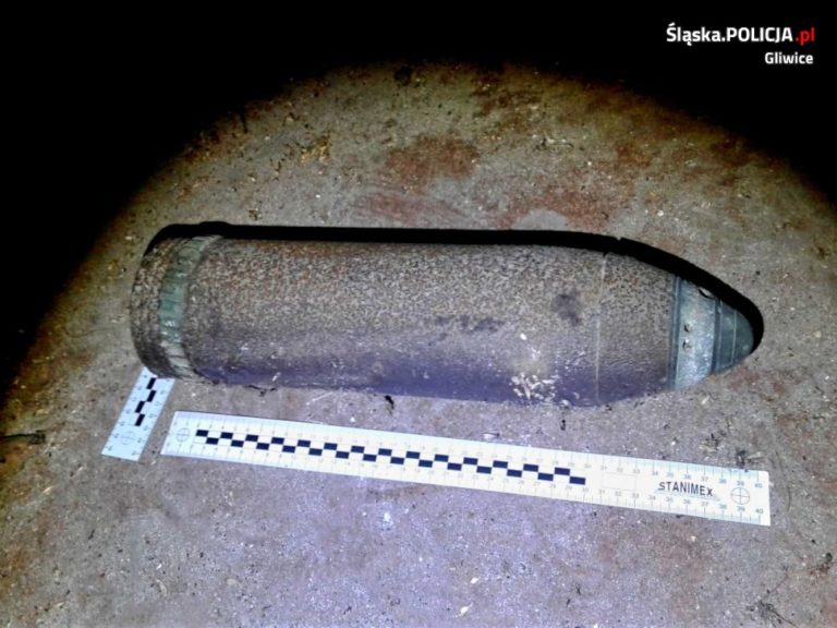 Mieszkali obok 100-letniego pocisku artyleryjskiego. Mogło dojść do tragedii