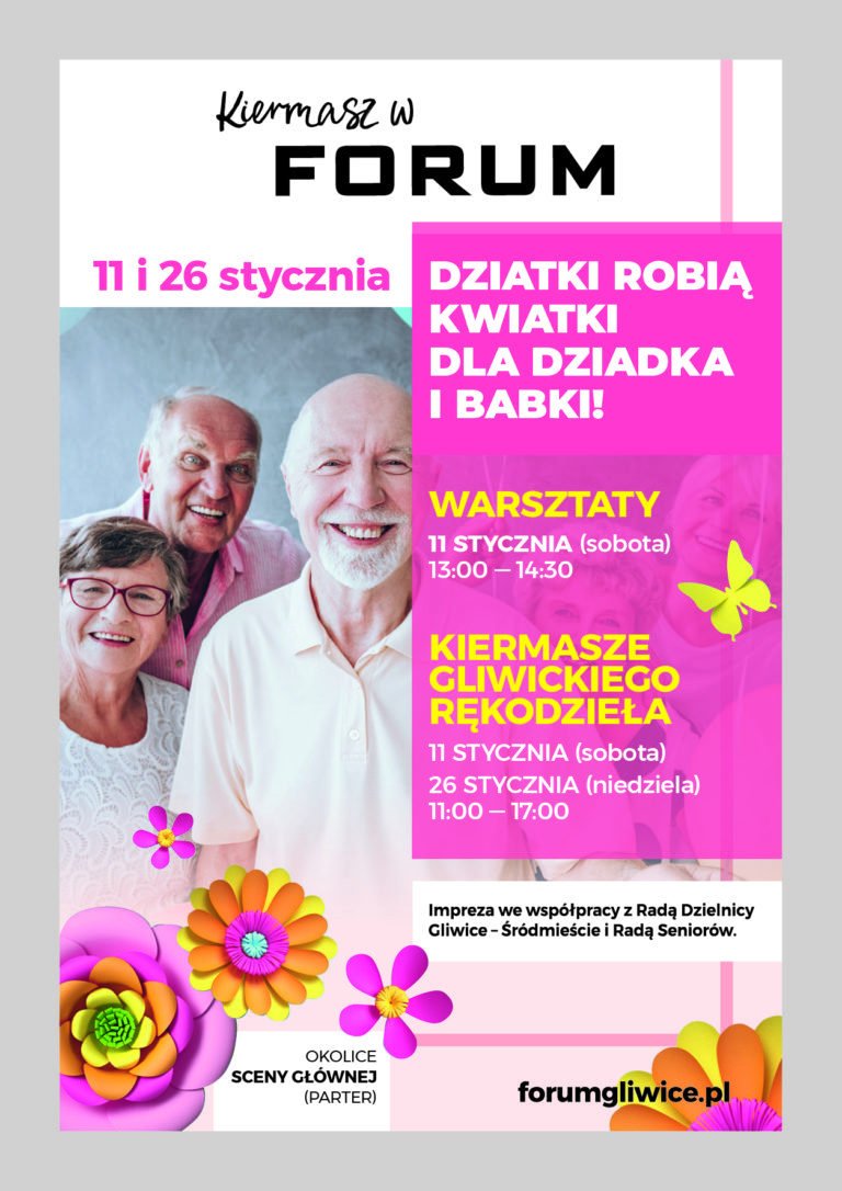 Forum będzie promowało lokalnych artystów. Kiermasze rękodzieła
