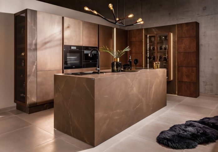 brazowa kuchnia marrone