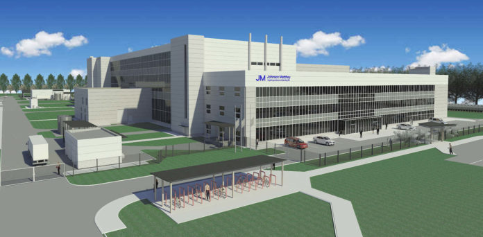 Johnson Matthey widok fabryka