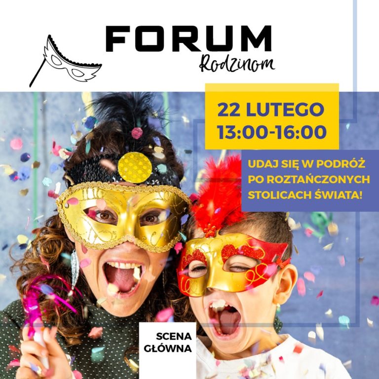 Rodzinna zabawa karnawałowa w Forum