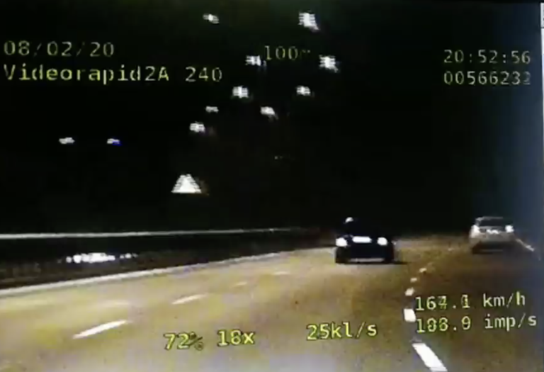 Policyjny pościg w Gliwicach. 200 km/h na DTŚ (wideo)