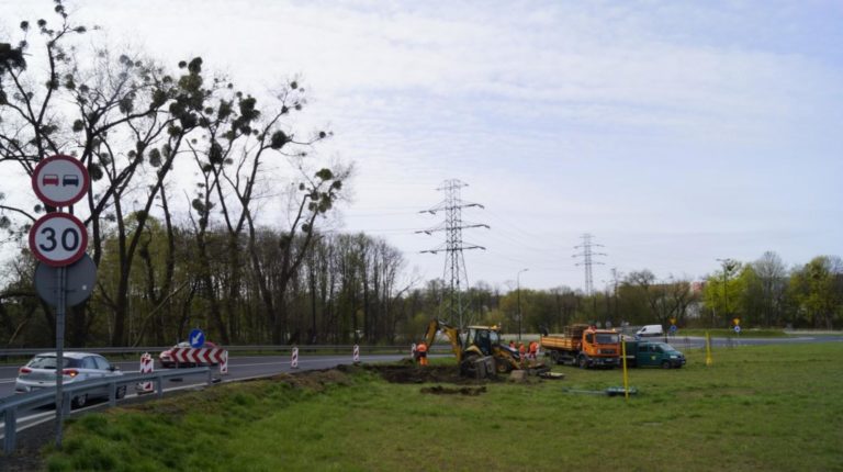 Rozpoczęła się przebudowa zjazdu z DK88 na DTŚ i ul. Portową