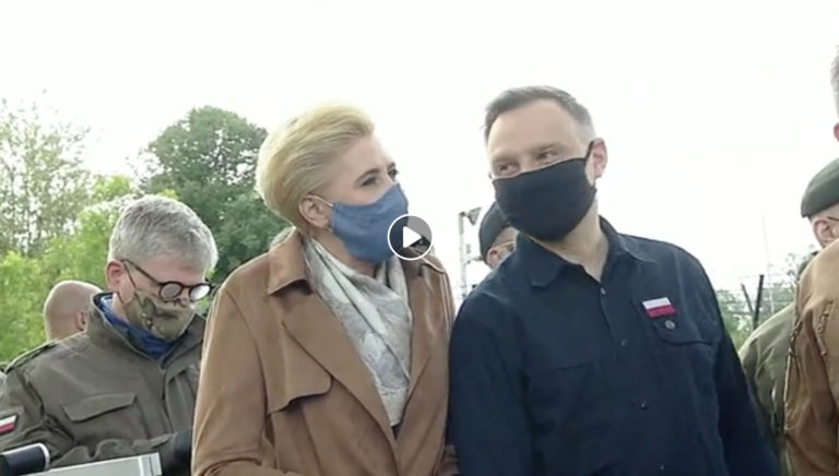 Prezydent Andrzej Duda w Gliwicach. Zobacz wideo
