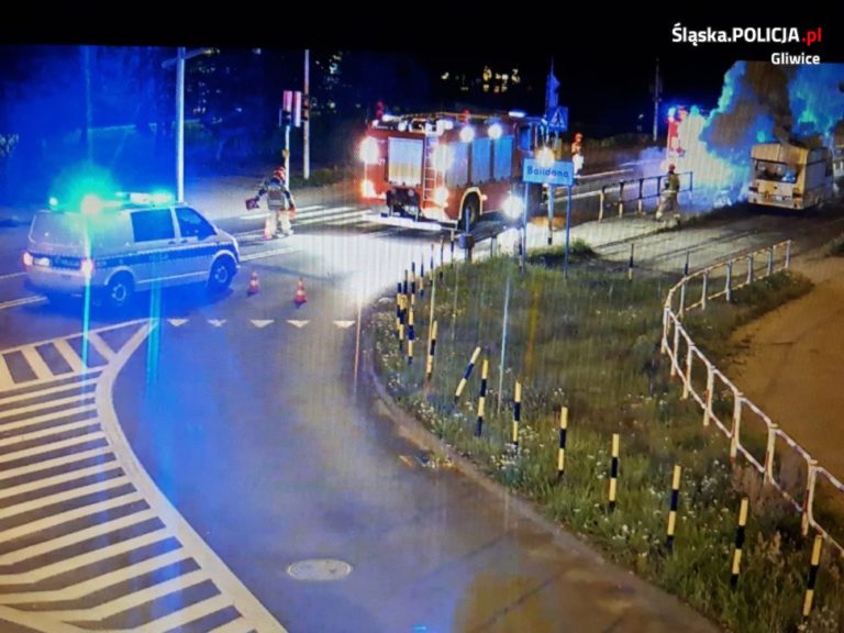 Pożar w Gliwicach. Okradł, a następnie podpalił?